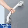 2pcs Extra-Strong Suction Grab Bars Safety Handles No Drill Installation For Home Bathroom Accessories