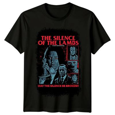 Das Schweigen der Lämmer (1991) T-Shirt im Retro-80er-Jahre-Stil, inspiriert von Filmplakaten