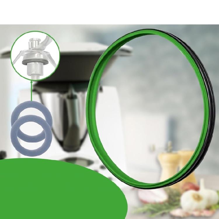 Küchenmaschine Dichtringe Mixer Zubehör Silikon Textur Geeignet für Mixerdeckel Reparatur Spülmaschinenfest