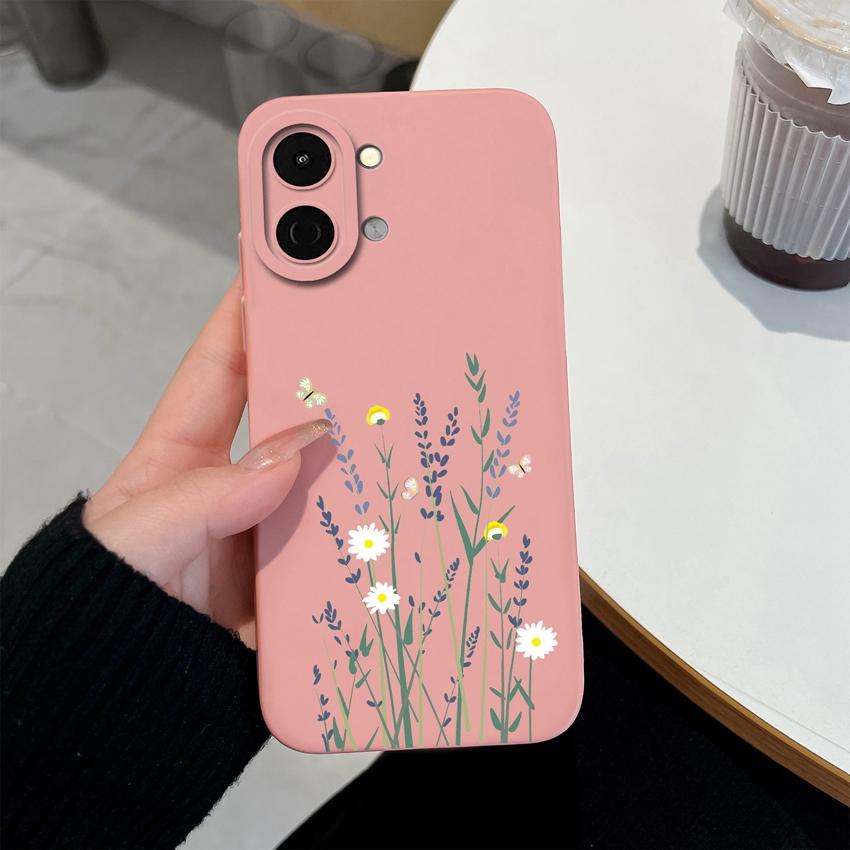 Lovely Back Cover For Tecno Spark Go 3 2 1S Pova 7 Ultra Pro Spark 40 40C 30 Phone Bags Cute Avocado Pretty Flowers Shell Soft Silicone Anti Slip Case