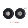 1" - 3.5" Rubber Pu Wheel With Plastic Hub For Rc Airplane Replacement Parts