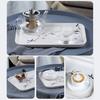 Snack Tray Floral Design Heat Resistant Display Melamine Cherry Blossom Pattern Dining Table Coffee Cup Plate for Kitchen