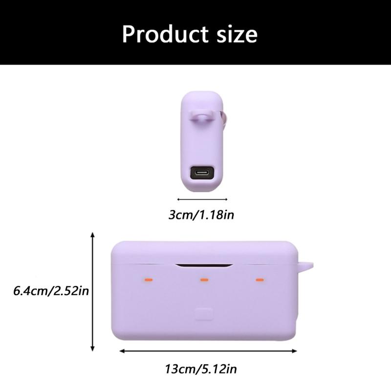 Silicone Protective Cover For 360 Charging Case Flexible Lightweight Durables Anti Stain Environmental awareness Design