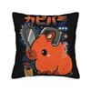Chainsaw Man Crazy Controller Pillow Case Cute Funny Pillow Cover Soft Pillowcases For Living Room Sofa