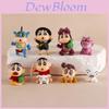 Crayon Shin Chan Handheld Dinosaur Car Model With Pvc Material For Office Decor And Collection