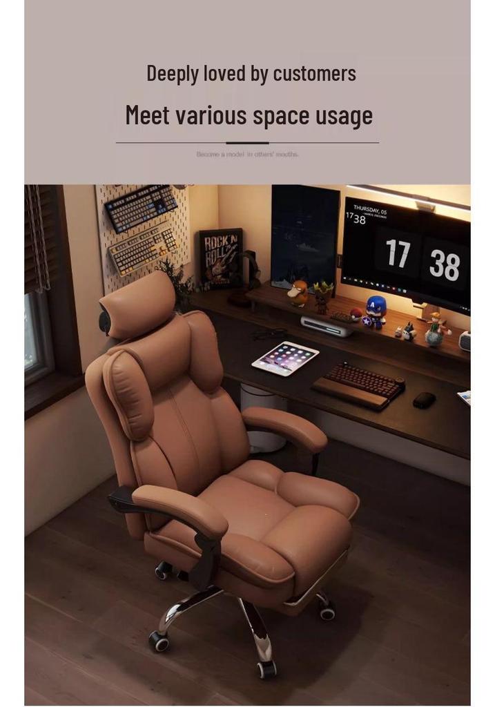Ergonomic Swivel Gaming and Office Chair: Adjustable, Comfortable, and Supportive for Long Hours