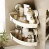 Wall Mounted Shower Storage Rack Plastic Shampoo Storage Rack Durable Corner Storage Shelf  Kitchen