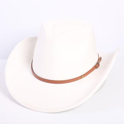 Popular European and American Classic Suede Western Cowboy Hat Men's and Women's Fashion LO Style Peach Heart Cowboy Hat