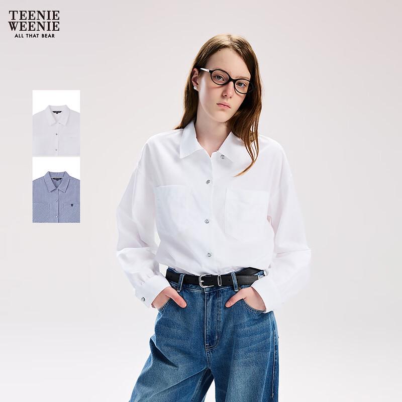 Teenie Weenie Bear Letter Print Women s Shirt S