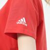 Adidas China Tee With Panda Print Logo Fashion Breathable Training Comfortable Casual Sports Loose Short Sleeve T-Shirt Women Tops Red H58192