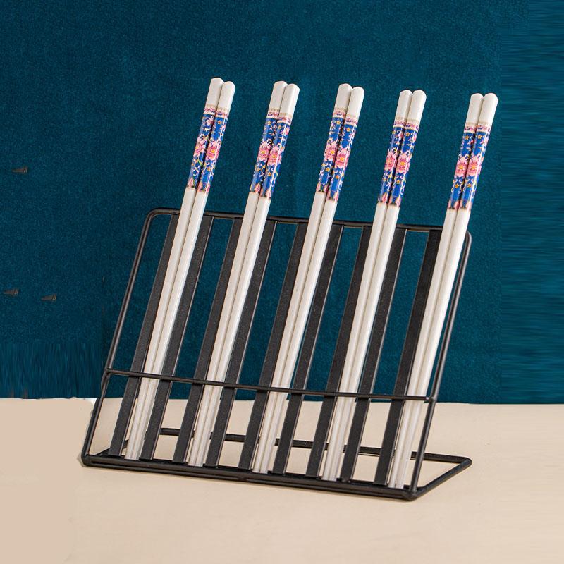 5 Pairs /10 Pairs High-end Prevent Mold High-temperature Resistant Ceramic Chopsticks High-end Hotel Chopsticks Household Chopsticks