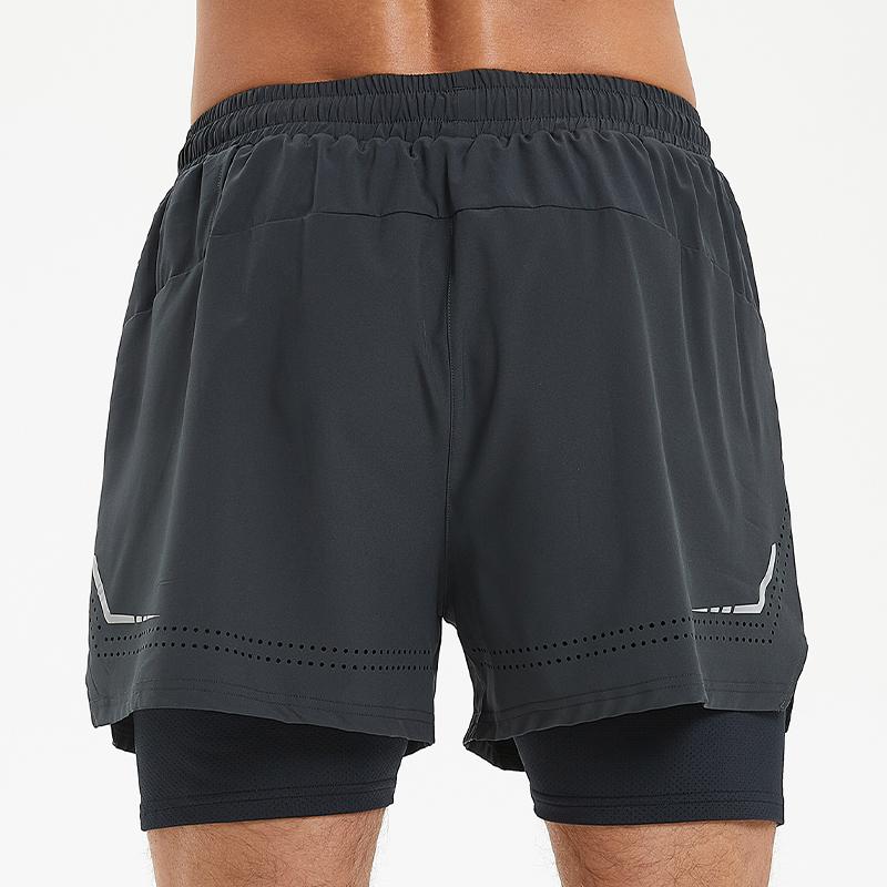 Mens marathon Running Shorts Training Tights Sports for Men Gym Jogging Sportswear Male Basketball Fitness Double Shorts Dry Fit