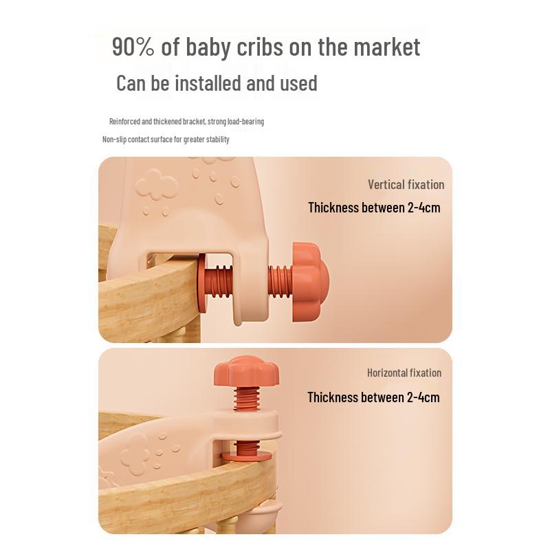 Children's Bed Bell Hanging Ornament - Baby Crib & Stroller Soothing Lullaby Rattle Toy