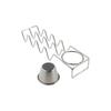 Stackable Taco Shell Stand Stainless Steel Tray Plate Portable Taco Holder Stand  Grill