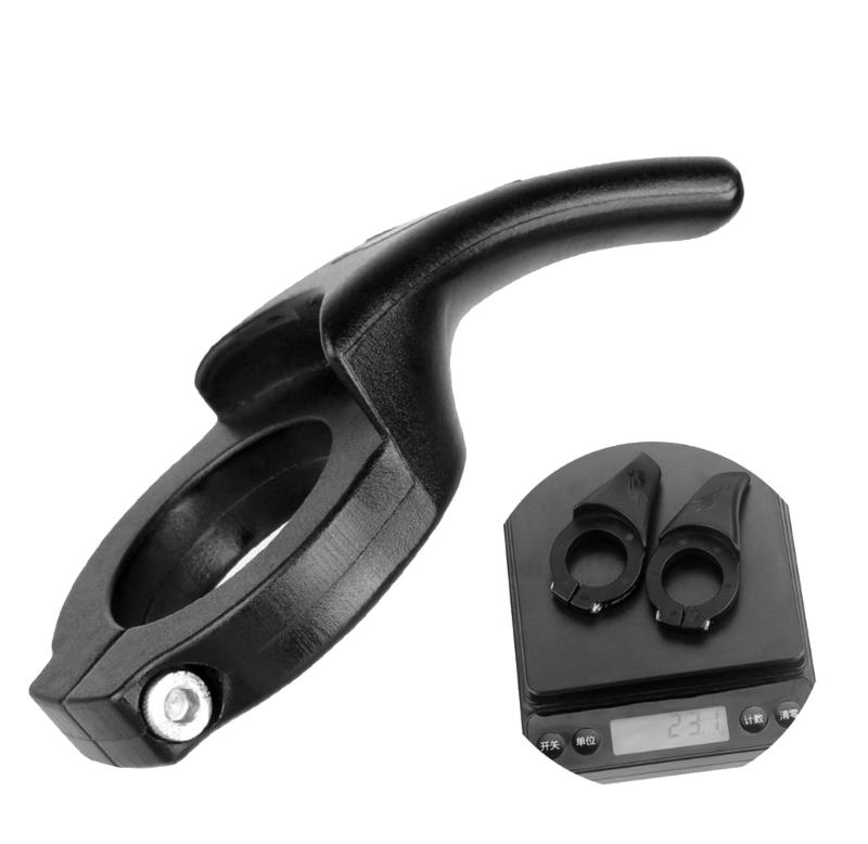Mountain Bike Deputy Handle Replacement Horn Shape Adjustable Handlebar Thumb Grip Bicycles Extension Handlebar
