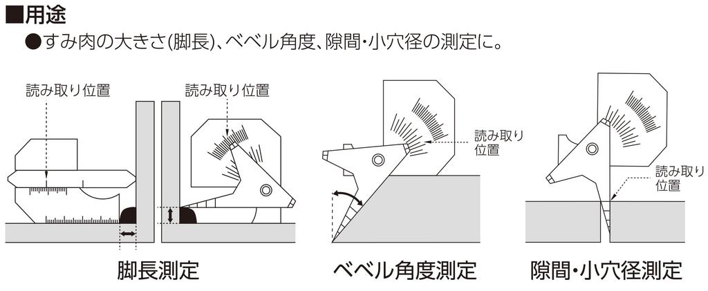 Shinwa Sokutei Welding Gauge Precision Finish 58691