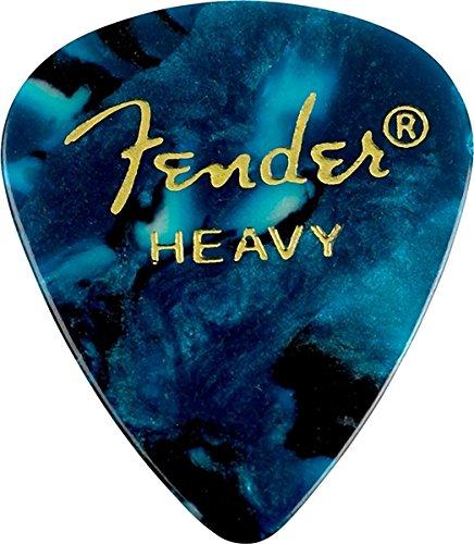 Guitar Picks Fender Teardrop Heavy, 8-Color Assortment (8-Pack)