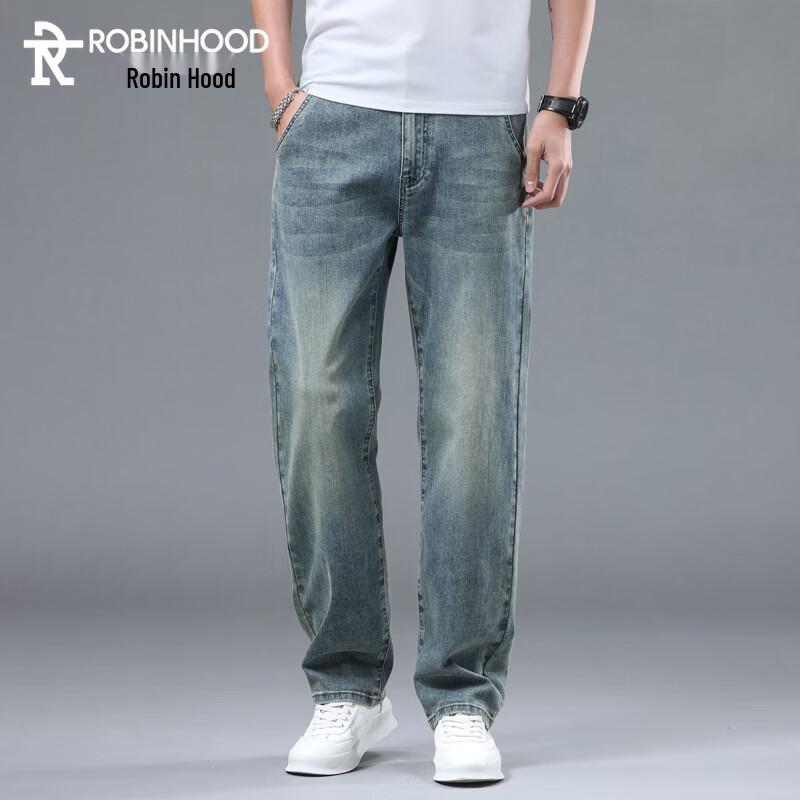 Men s Relaxed Fit Straight Leg Stretch Jeans 29
