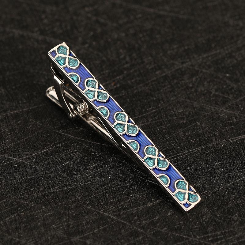 Copper Gold Silver Tie Clip Fashion Versatile Clip Men'S Business Suit Tie Clip Dress Accessories Tie Clip