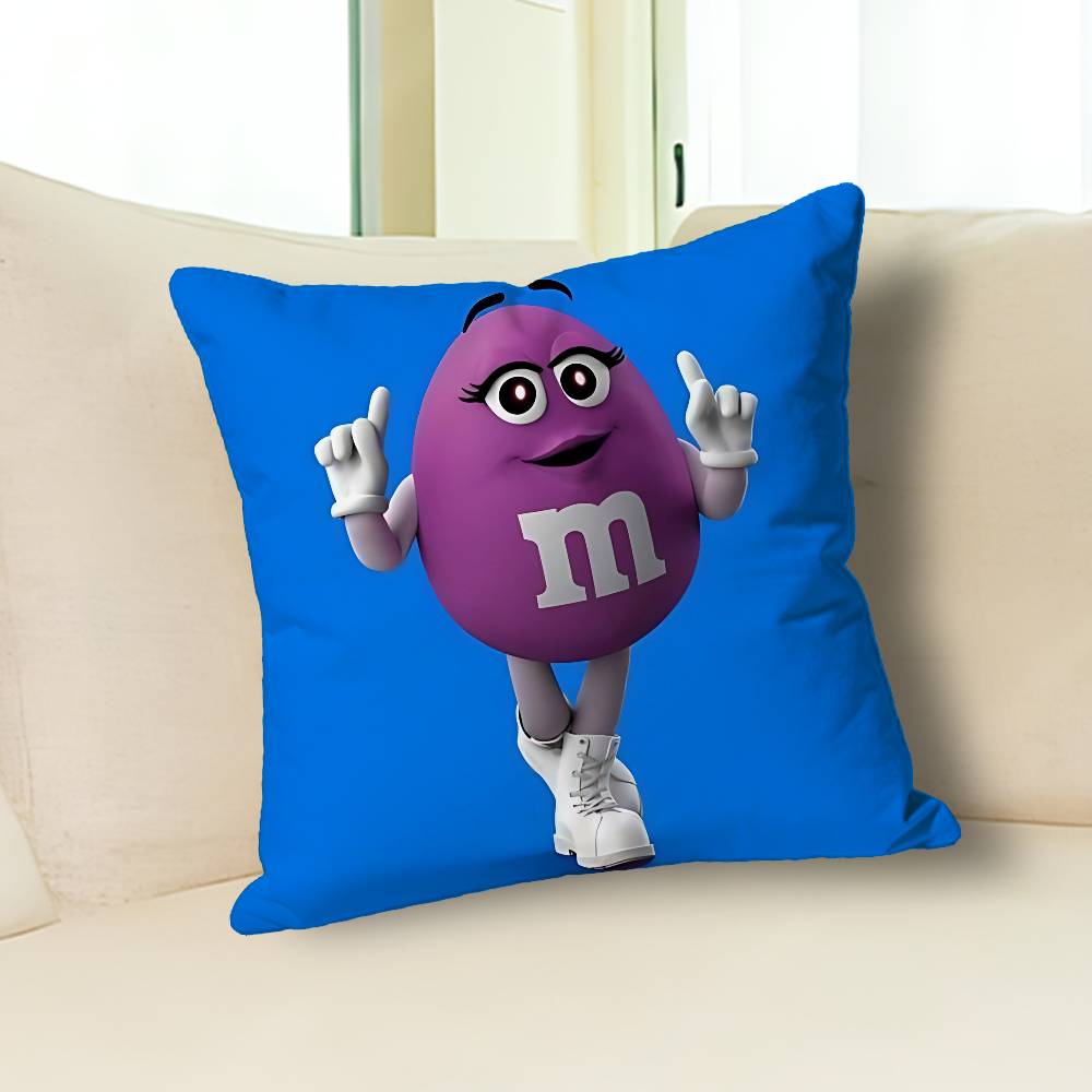 M-M-Ms-S C-Chocolates-S Various Sizes Square Pillow Case For Car Home Bedchamber Decor Custom Valentine gift