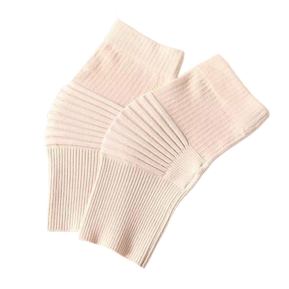 

Sleeve Knitted Knee Brace Pads Protects Joints Unisex Design Cotton Knee Warmers Soft Thermal Stretch Fit Knee Protector One Size