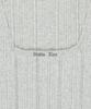 Mattengkim Open Back Ribbed Knit Dress In Light Gray