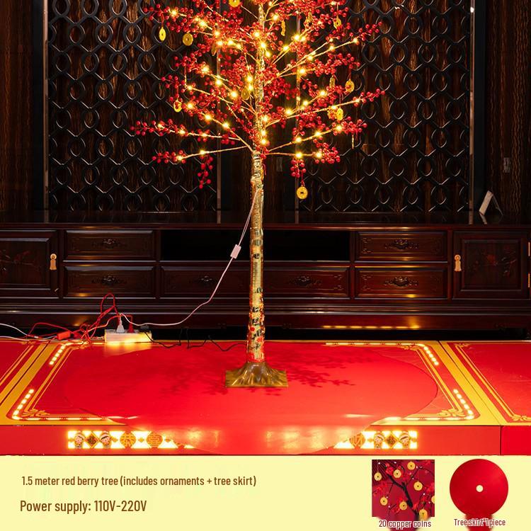 Luminous Christmas Tree Decoration for Mall, Hotel Lobby, or Home