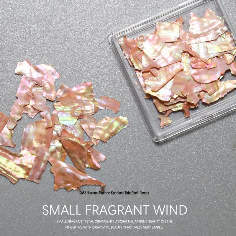 

Японские переливающиеся хлопья из раковины абалона для украшения ногтей