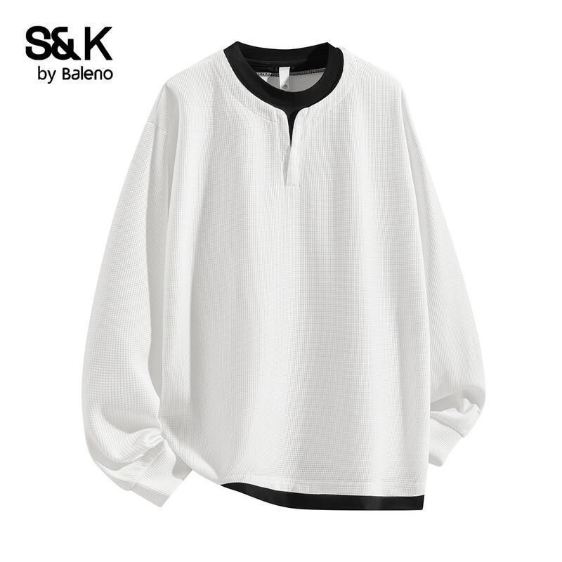 Baleno Men s S&K Series Faux Two-Piece Pullover Sweatshirt 2XL