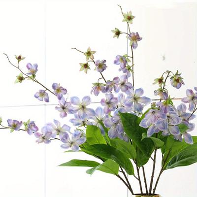 3 Pcs Artificial Hanging Flowers Balcony Jasmine Artificial Silk Flowers Like Real for Wedding Floral Party Decor Home Accessories Spring Decor