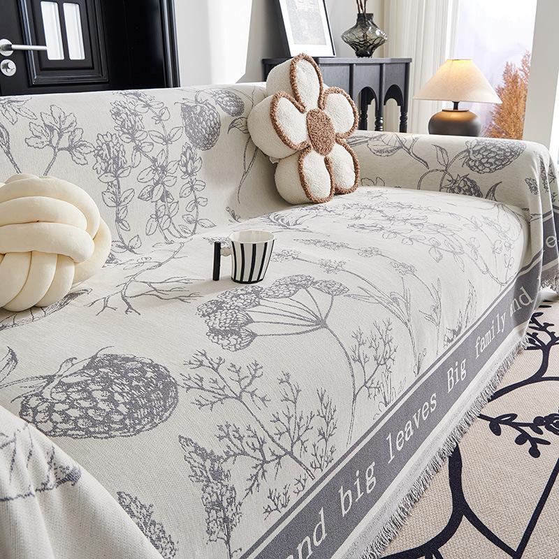 Четыре сезона универсальный утолщенный чехол для дивана из шенилла универсальный чехол — фото 4