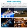 12 inch 22 inch 12V 24V Navigation Light LED Marine Boat Lamp White Light Waterproof 180° Rotation for Pontoon Power Boat Skiff