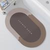 Diatomium Mud Moisture-wicking Pad Bathroom Slip-resistant Quick Drying Rug Toilet Door Carpet Bathroom Fine Door Mat Can Be Cut