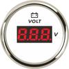 ELING Newest Waterproof Universal 52mm (2") Voltmeter Volt Gauge Meter  with Red Backlight for Car Boat Yacht Truck