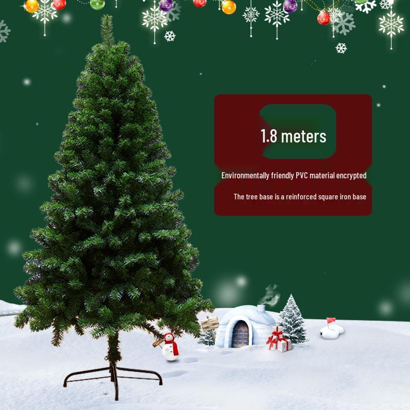 2025 Luxury Christmas Tree Package: 1.2-4M Luminous with Ornaments