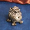 Brass Roaring Desktop Ornament Auspicious Beast Sandalwood Incense Burner Craft Artifact Collectible Old Co