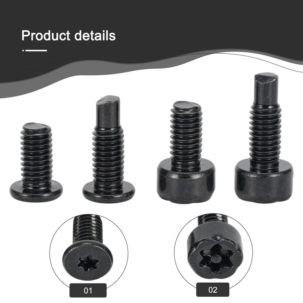 16 Pcs Screws Black Compatible Doorbell Screws Replacement