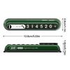 Temporary Parking Number Plate Temporary Telephone Number Plate Noctilucous Display Waterproof Sign For Car Dashboard Family