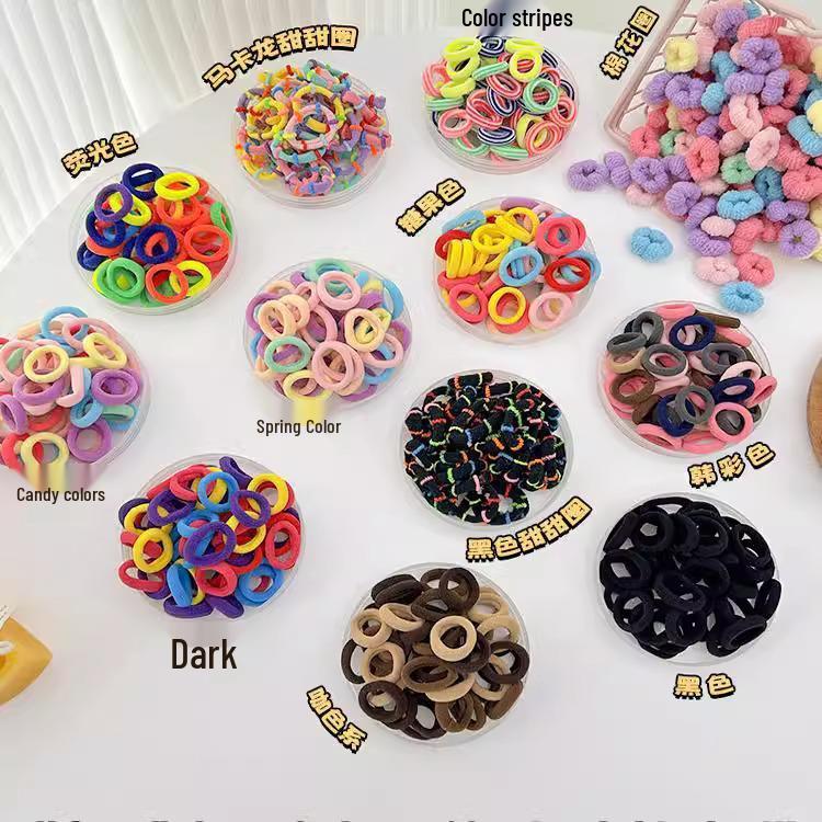 Non-Damage Hair Ties: Baby & Girls' Rubber Bands, Women's Hair Accessories, Infant Headwear