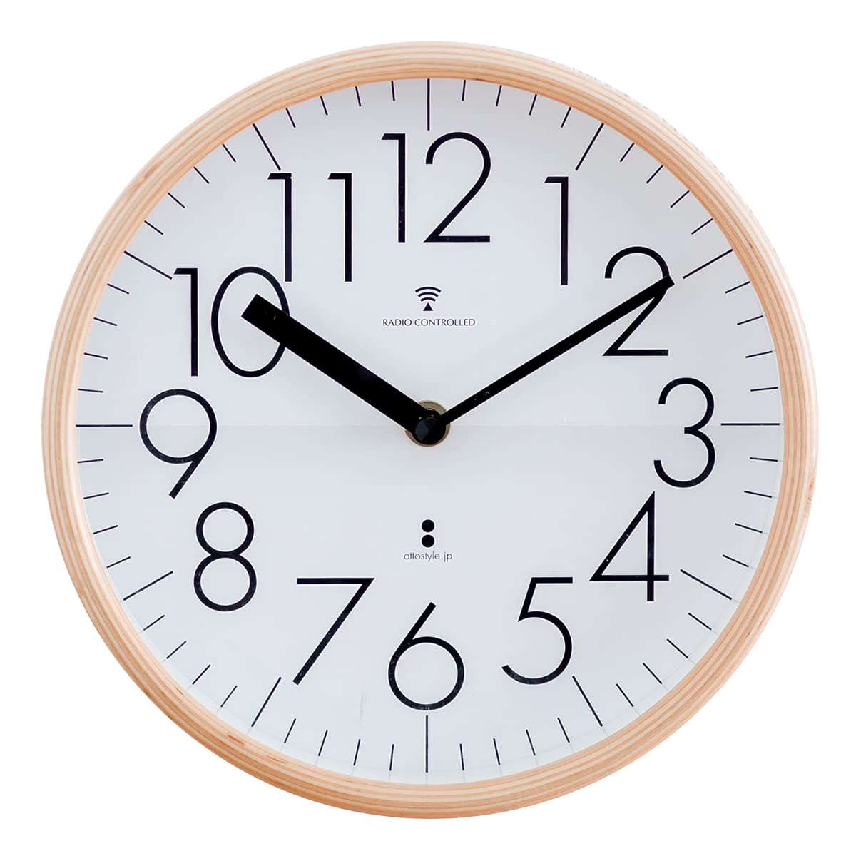 

Radio Wall Table 2WAY Wooden Silent Easy to Read Diameter Small Stylish ottostyle.jp Clock, Clock, Clock, [Natural] Frame, Plywood, Quiet, Movement,