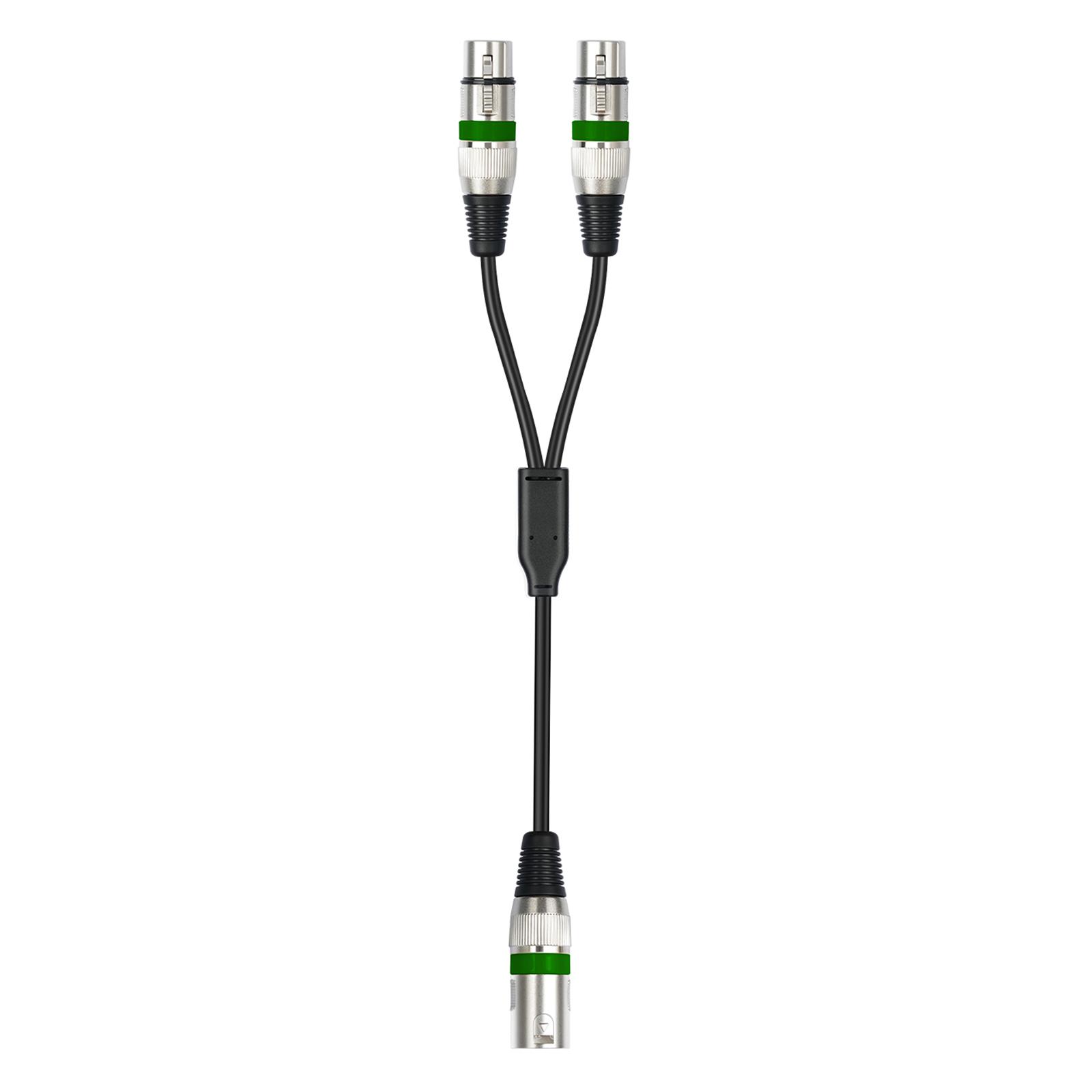 

XLR to Double XLR Cable Microphone Balanced Analog Audio Line XLR Male Female for PC Phone Speaker Amplifier зелёный