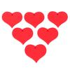 100 Stück Holzscheiben Handgefertigt Rot Herzförmiger Anhänger Basteln DIY Hochzeitsdekoration