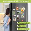 New Photo Frame Magnet Design Polaroid Photo Frame Mini Acrylic Magnetic Picture Frames Transparent Acrylic Card Display Stand
