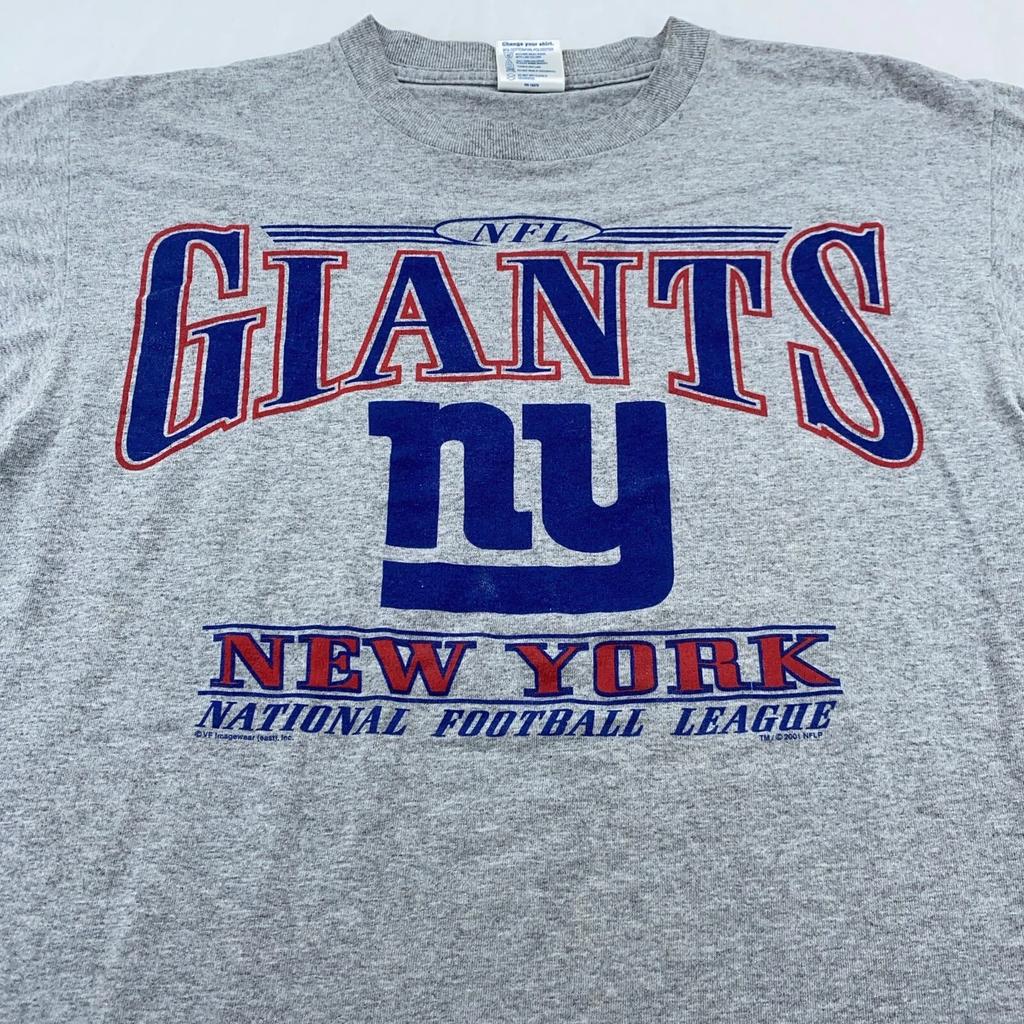 Vintage 2001 NEW YORK GIANTS T-Shirt MEDIUM Football NFL 90s