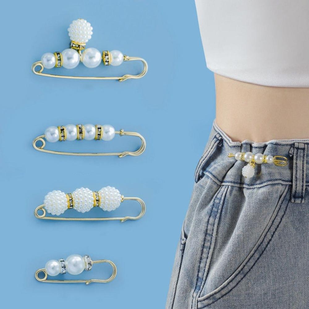 Pin Accessories Women Waistband Pin Clothing Brooches Set Dress Shawl Clips Waist Pin Brooch
