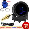HD 52mm Digital Water Temperature Gauge Car Racing Modification 40~150 Celsius Temp Meter With Sensor Adapter 1/8NPT Thermometer