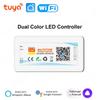 Tuya Smart WiFi LED-Controller DC5V-24V RGB/RGBW/RGBCCT Einzelne Farbe Dimmer LED-Streifen Fernbedienung Funktioniert mit Alexa Google Home