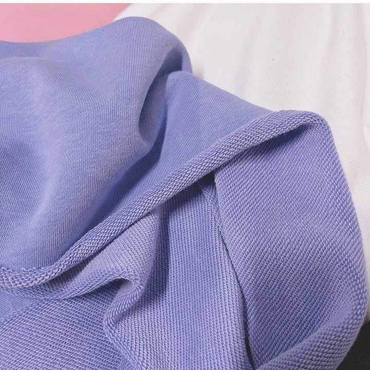 Wide 180cm French Terry Loop Cotton Knitted Fabric Abrasion-Resistant Sweatshirt Sweater Suit Sports Casual Wear Comfortable