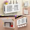 Wifi Router Rack Box Shelf Storage Wall Mounted Bracket Hanging Home Decor