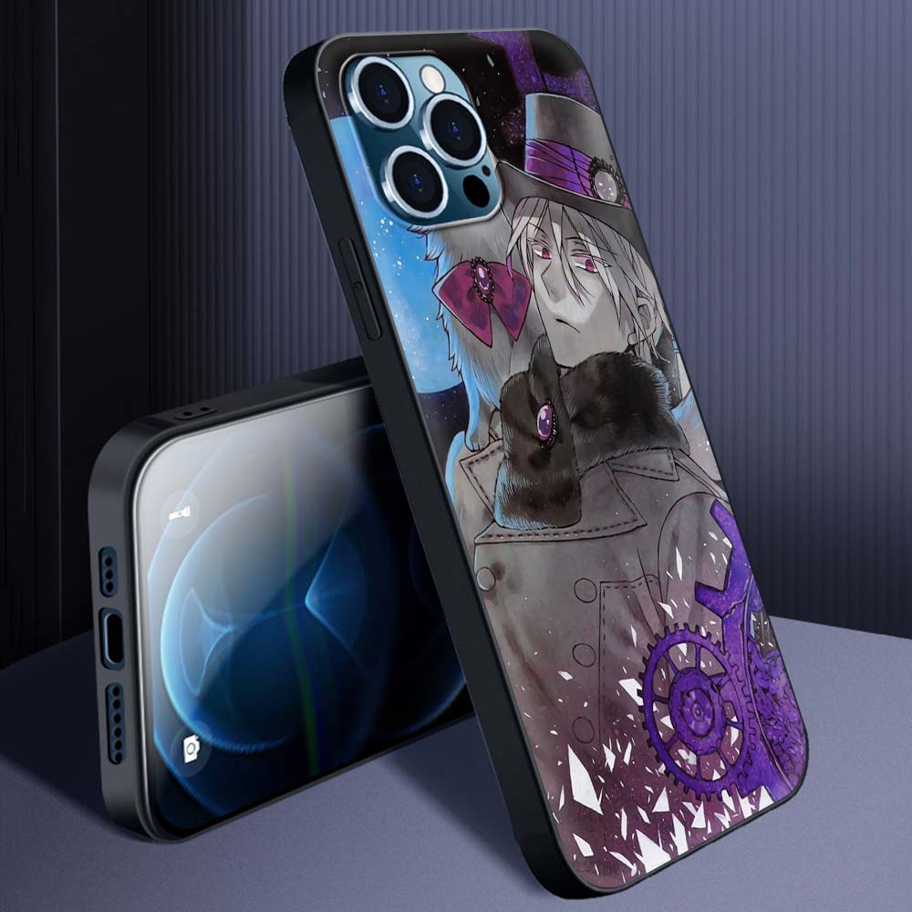 Anime The Case Study of Vanitas Luxus Handyhülle Für iPhone 13 14 11 12 Pro Max 7 8 Plus SE X XR XS Max Weiche Hülle Schwarze Hülle